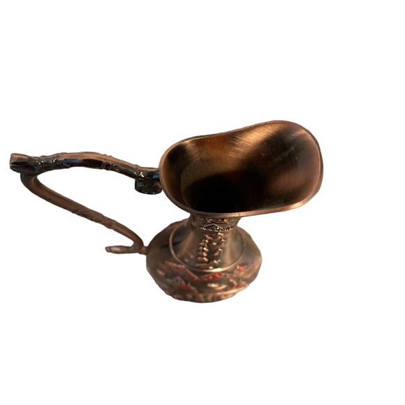 Egyptian Pewter Pitcher W HieroglyphicsTutankhamun Cleopatra Ramses rhinestone - Picture 6 of 7